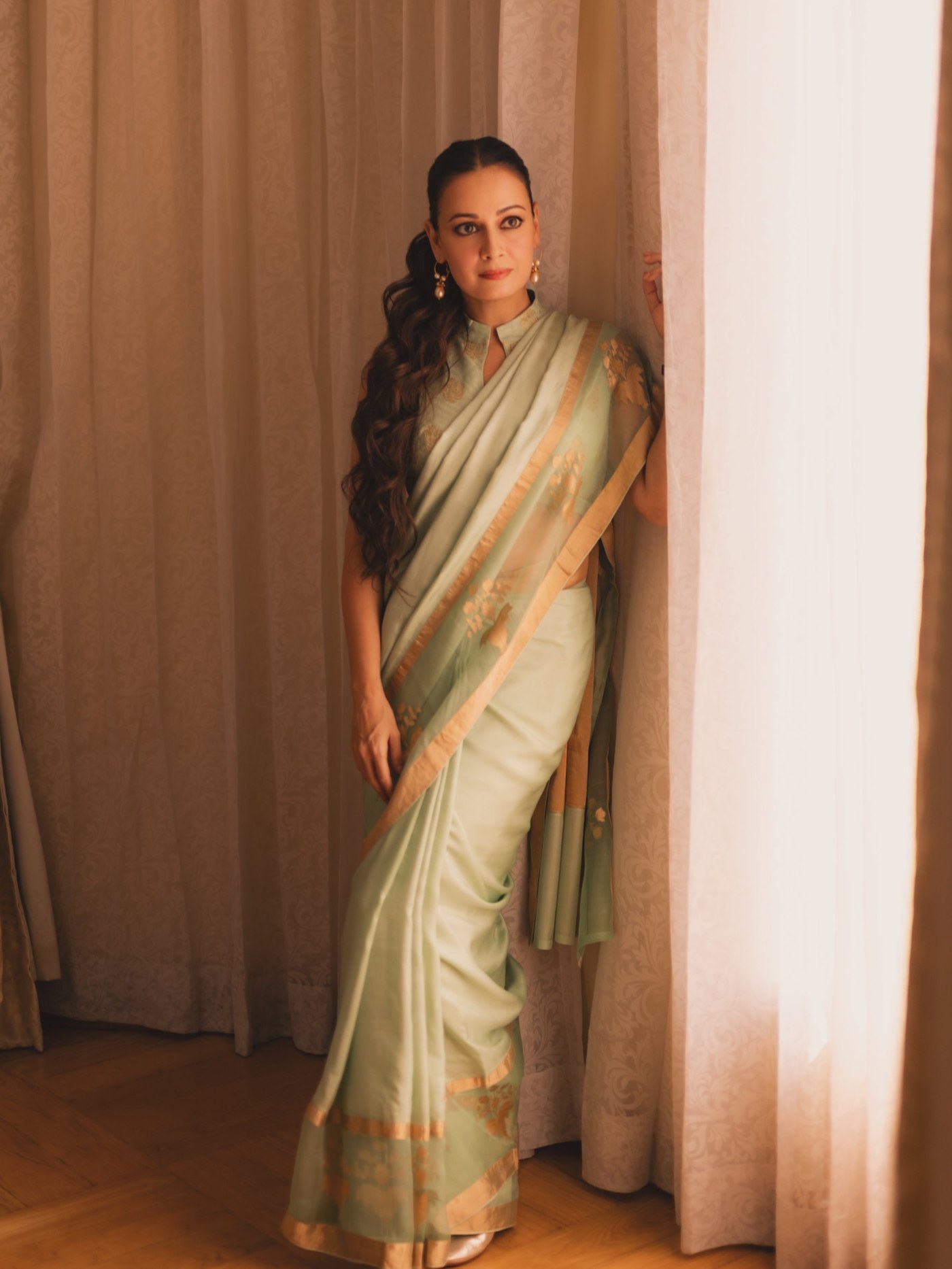 Dia Mirza's Effortless Grace: Reviving a Decade-Old Saree for a Meaningful Appearance
