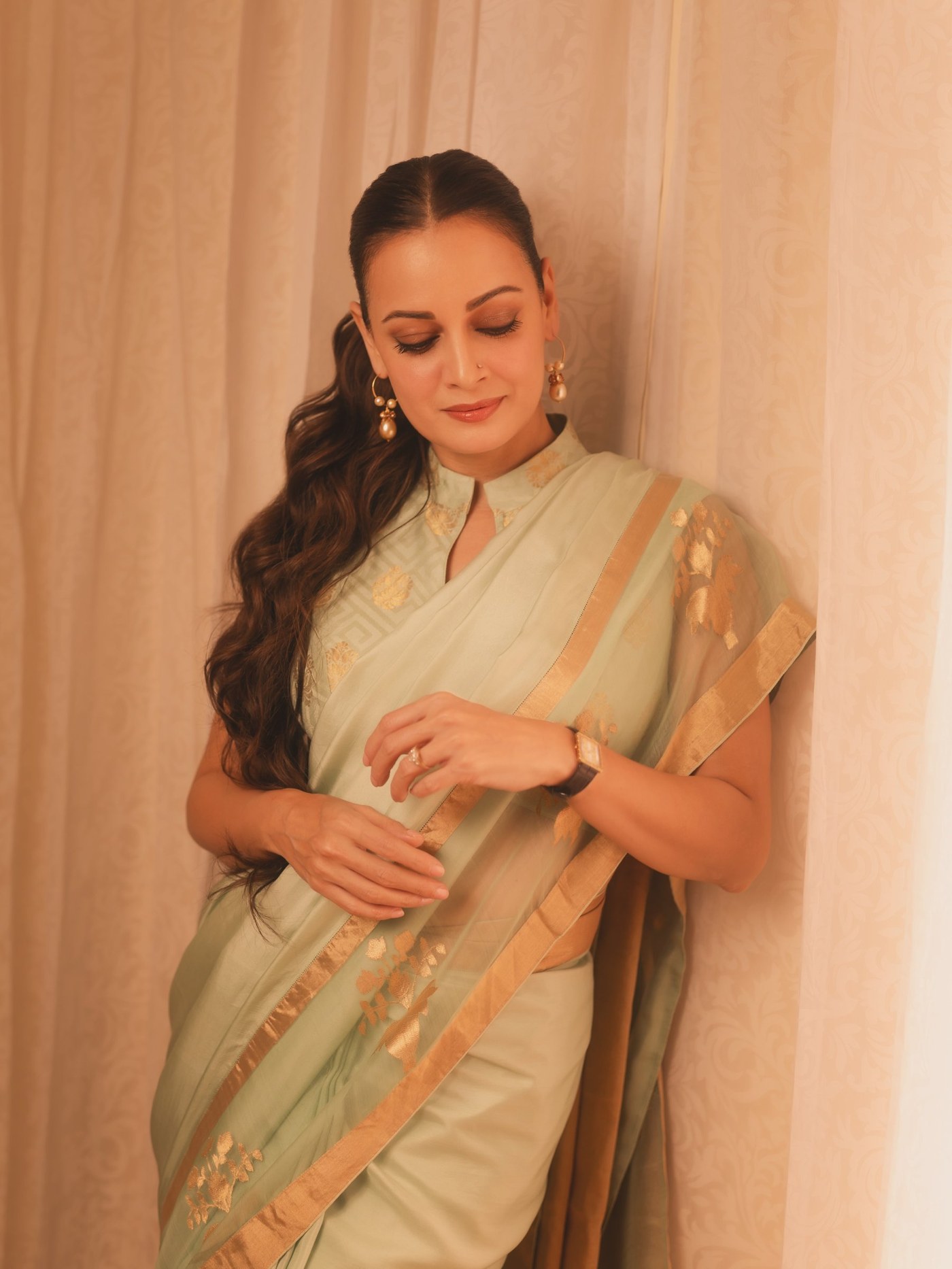 Dia Mirza's Effortless Grace: Reviving a Decade-Old Saree for a Meaningful Appearance