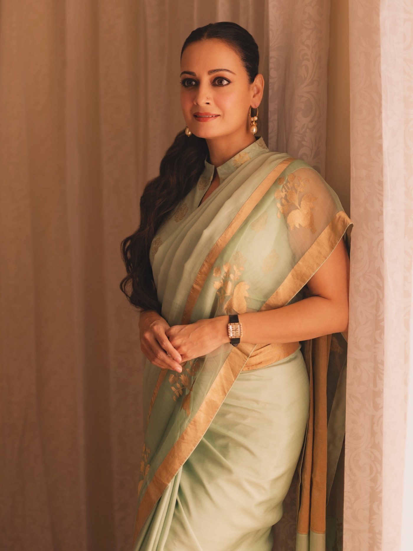 Dia Mirza's Effortless Grace: Reviving a Decade-Old Saree for a Meaningful Appearance