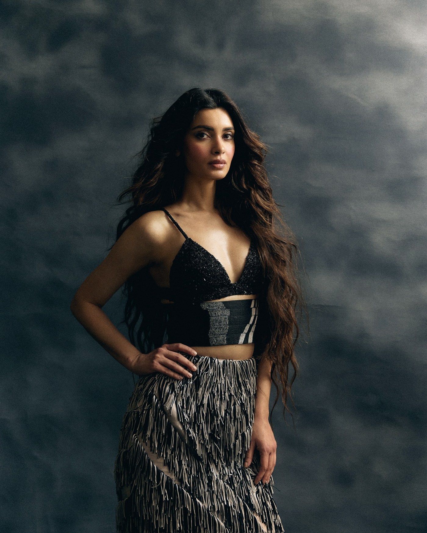 Diana Penty’s Midnight Moment: Black and Silver Sparkle!