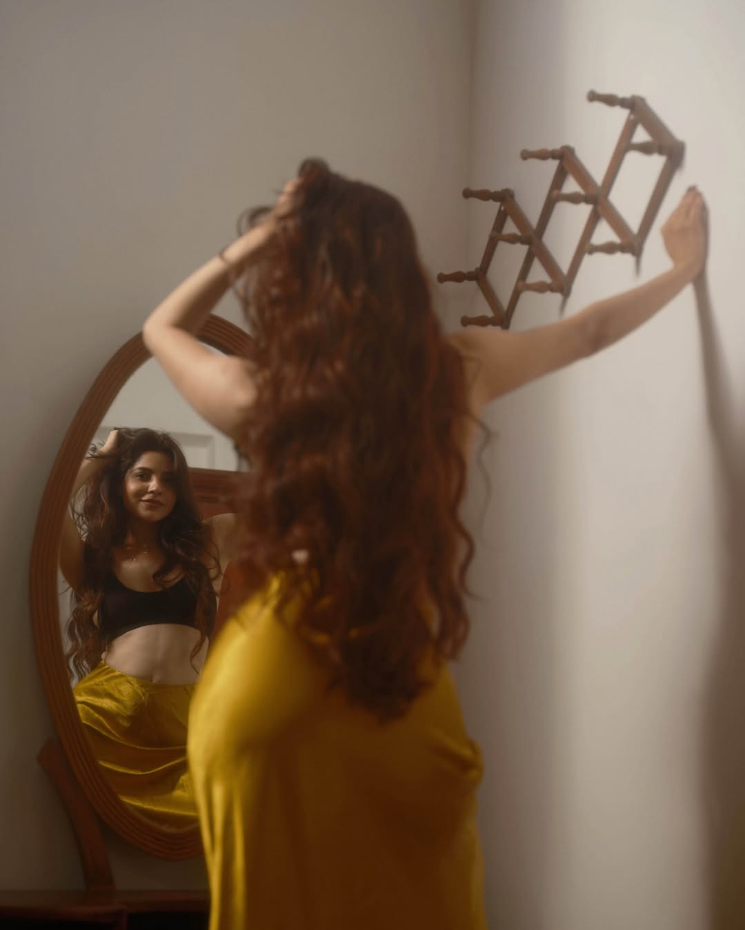 Divya Bharathi’s Latest Photoshoot: Glowing in Gold and Black!