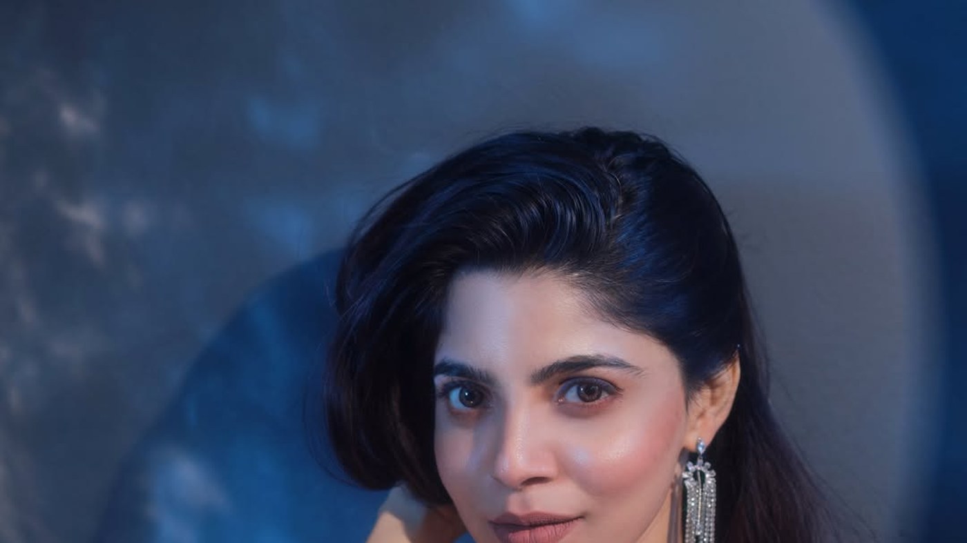Divyabharathi's Blue Sequin Gown Sets Trend Setting Fashion Goals