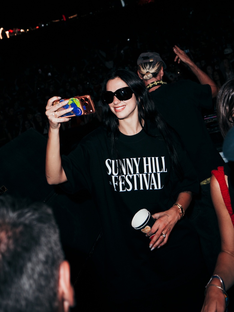 Dua Lipa Glows Up: Effortless Chic at the Sunny Hill Festival!