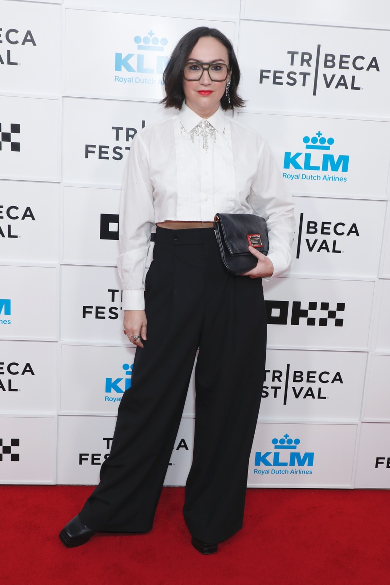Eden Espinosa is seen shining brightly at the 'Happy Hours' World Premiere during the 25th Tribeca Festival in New York.