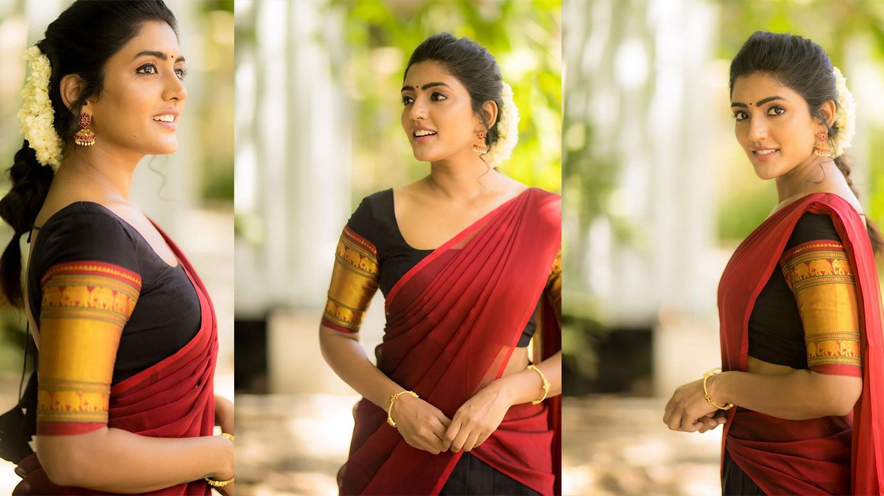 Eesha Rebba Stunning Dhavani Dress Photos Fashion Gallery