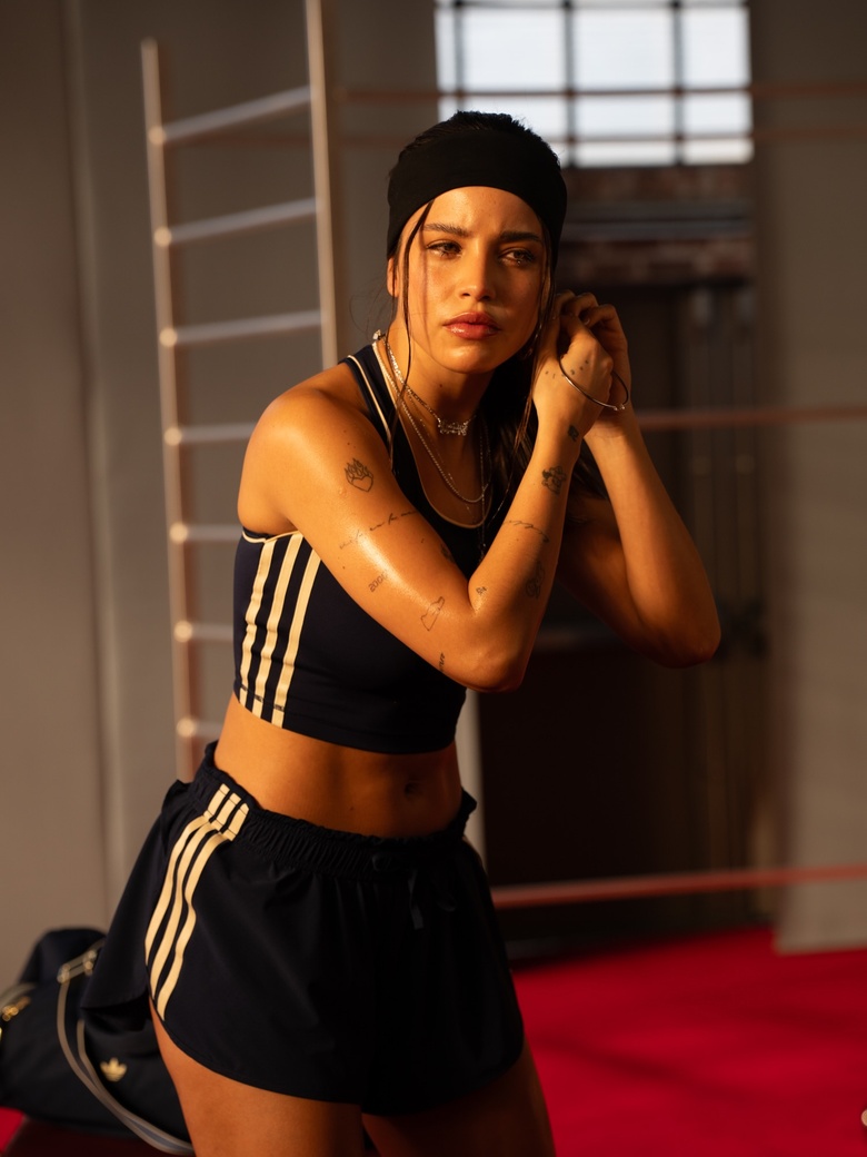 Emilia Mernes’ Effortless Glamour Showcases Stellar Style at Adidas Event
