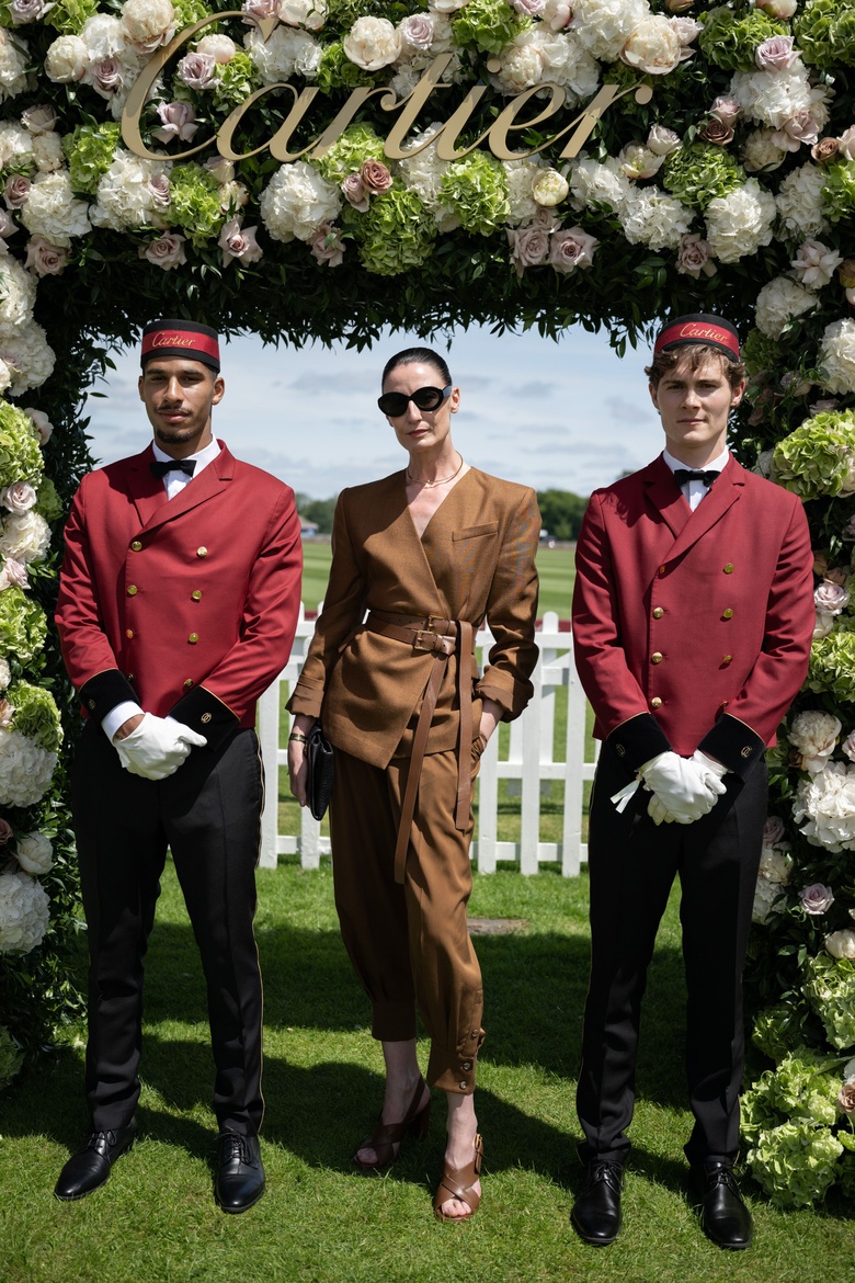 Erin O Connor Steals the Spotlight at Polo Tournament