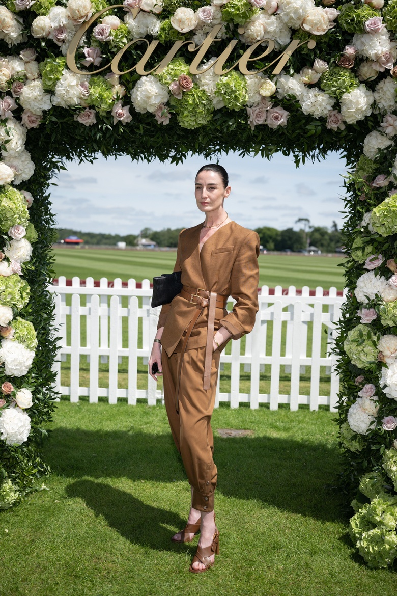 Erin O Connor Steals the Spotlight at Polo Tournament