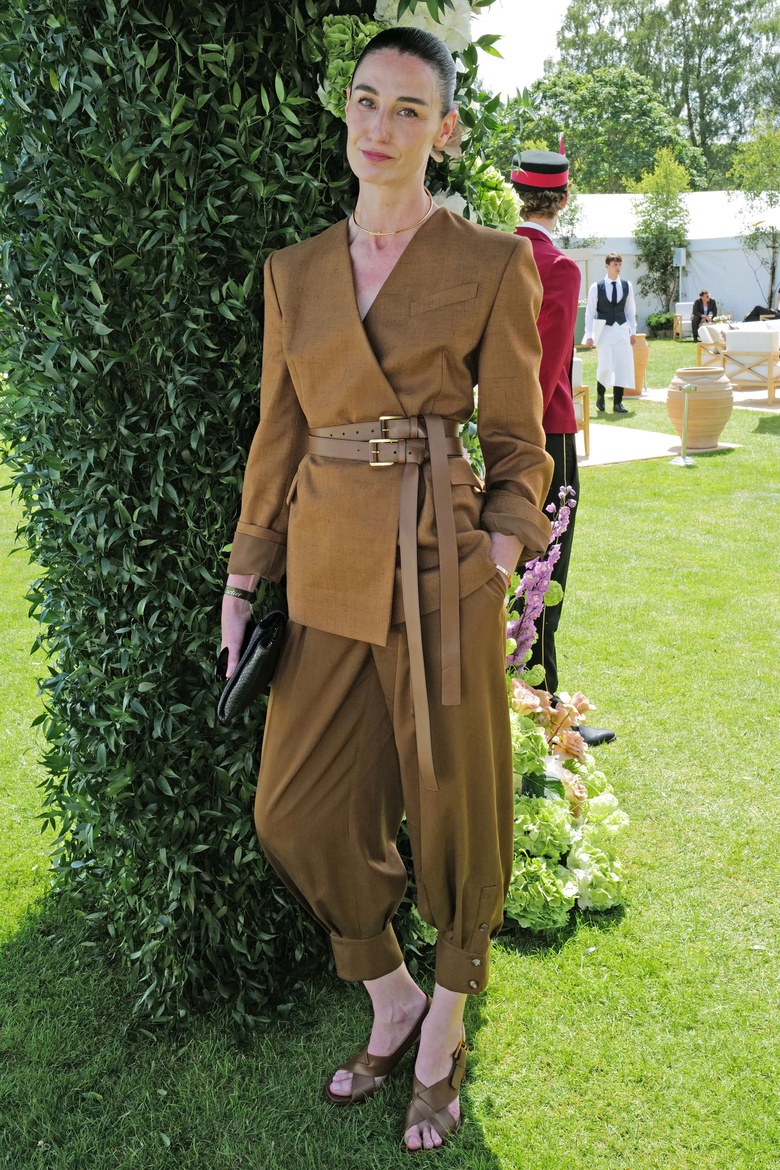 Erin O Connor Steals the Spotlight at Polo Tournament