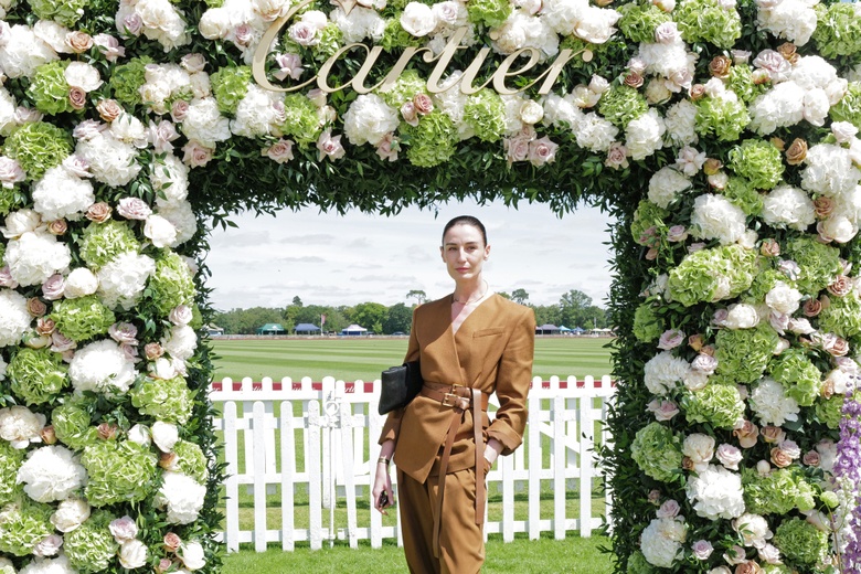 Erin O Connor Steals the Spotlight at Polo Tournament