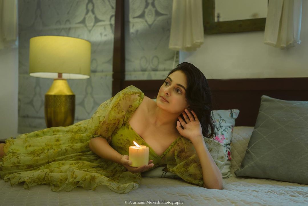 Esther Anil's Ethereal Glow: A Dreamy Indoor Session