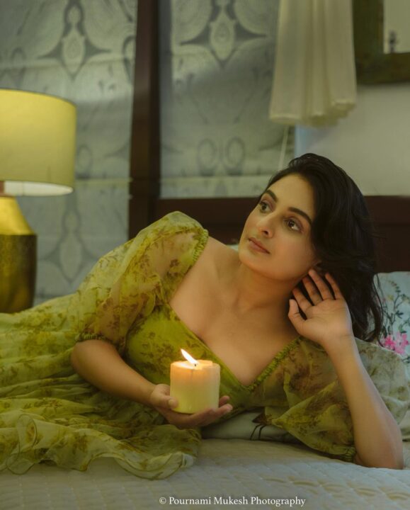 Esther Anil's Ethereal Glow: A Dreamy Indoor Session