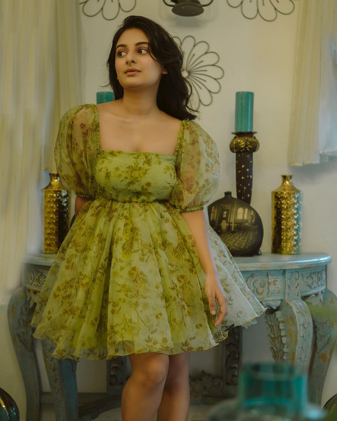 Esther Anil's Ethereal Glow: A Dreamy Indoor Session