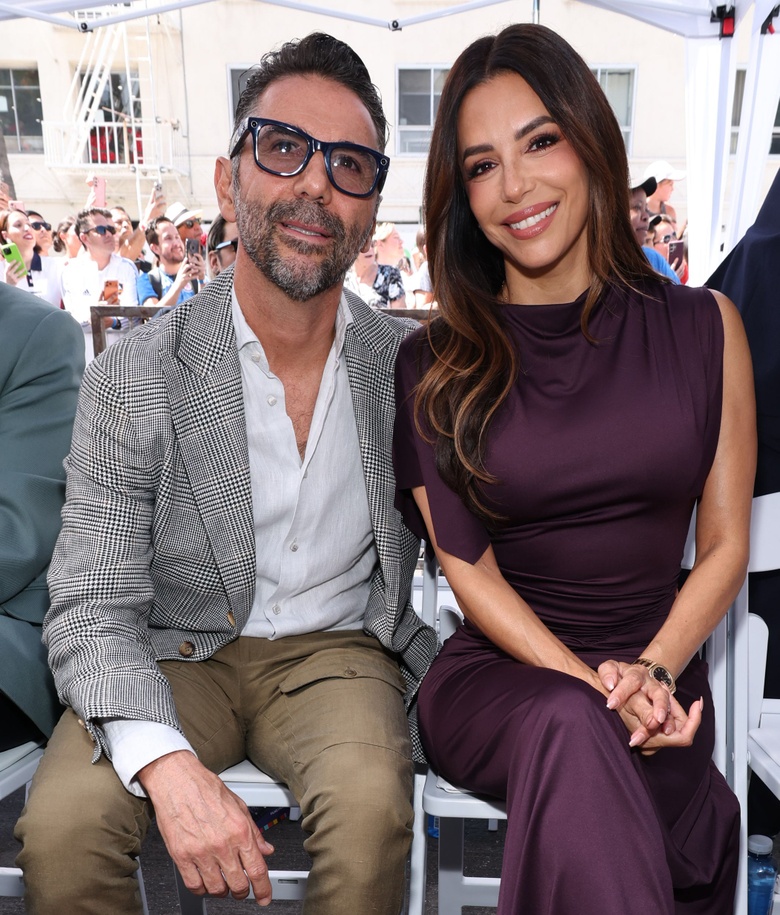 Eva Longoria Dazzles in Hollywood Glamour at Star Ceremony!