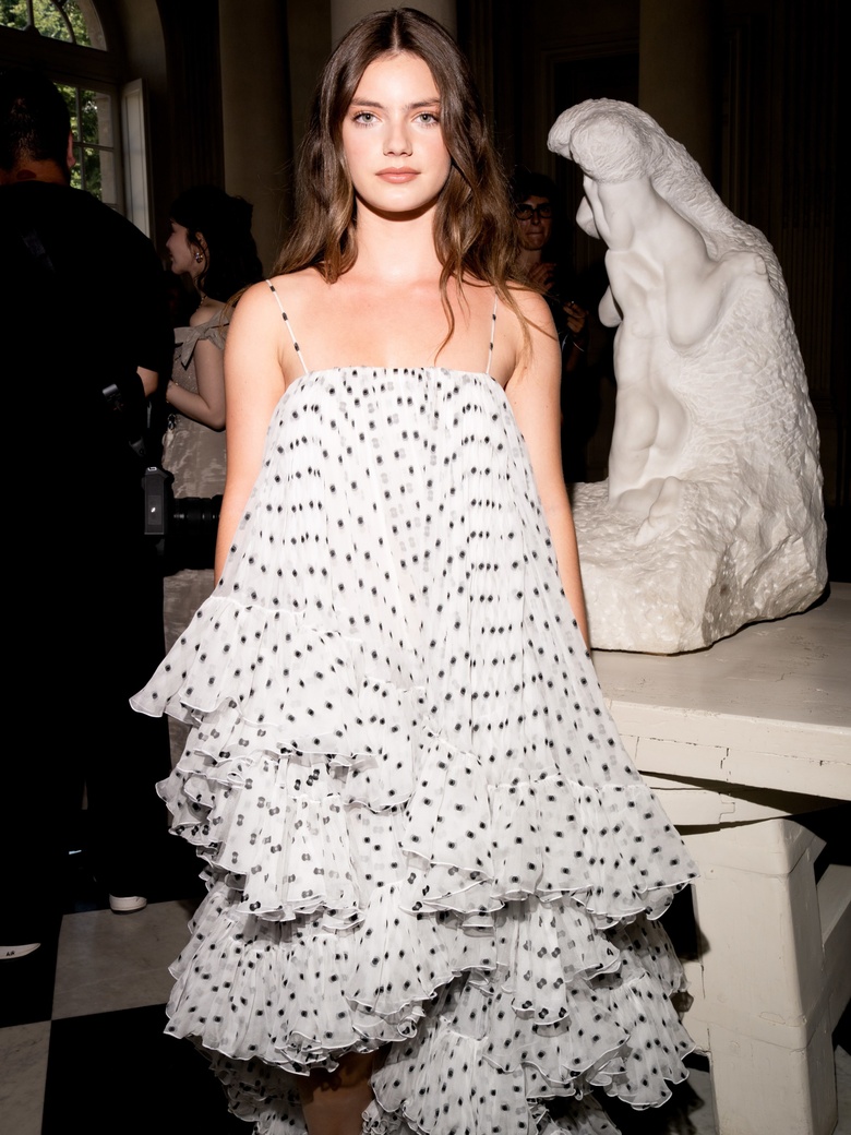 Florence Hunt Steals the Spotlight at Dior's Parisian Haute Couture Show