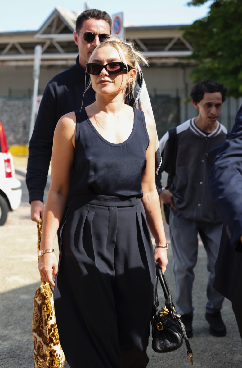 Florence Pugh is photographed at a prestigious film event, showcasing a stunning, elegant ensemble. - Photos & Updates