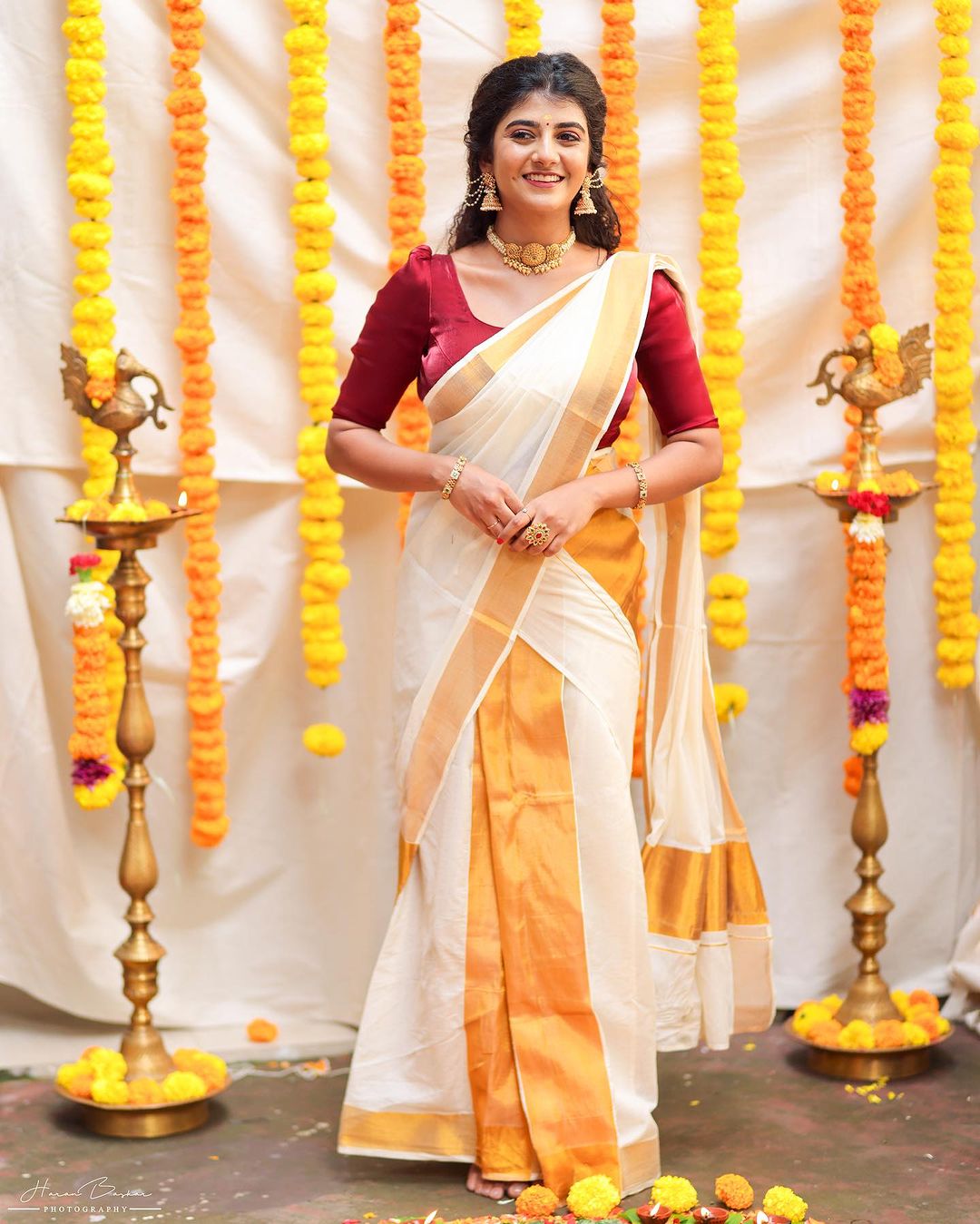 Gabriella Charlton's Elegant Onam Celebration Photos 2023