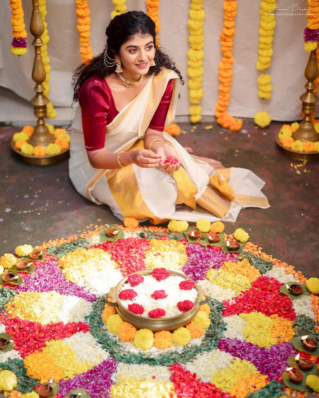 Gabriella Charlton's Elegant Onam Celebration Photos 2023