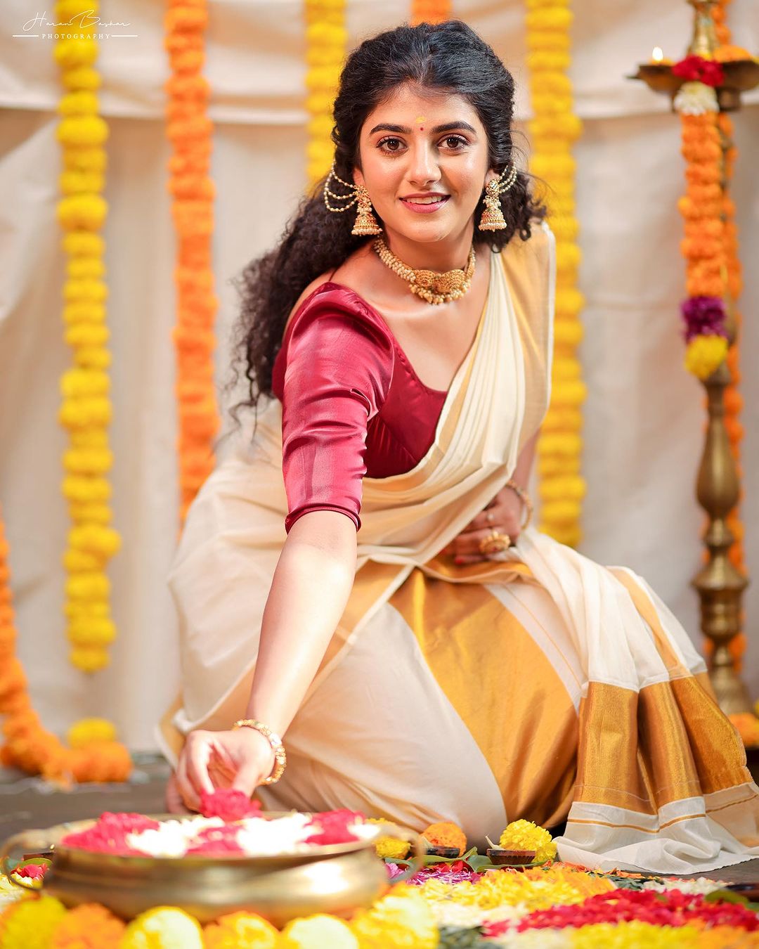 Gabriella Charlton's Elegant Onam Celebration Photos 2023