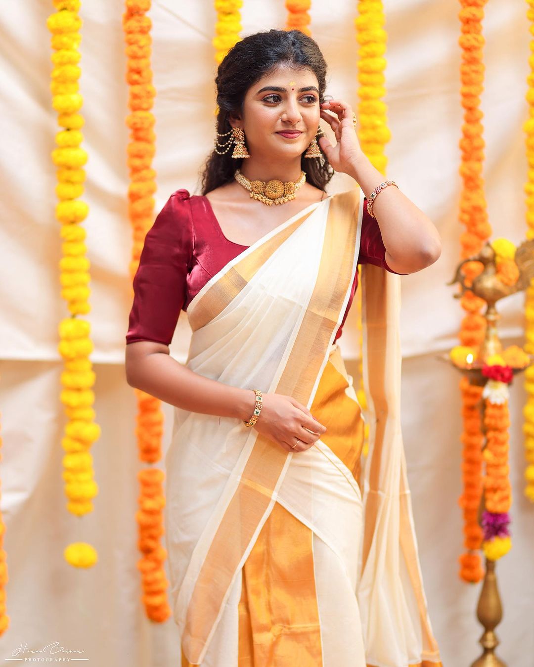 Gabriella Charlton's Elegant Onam Celebration Photos 2023