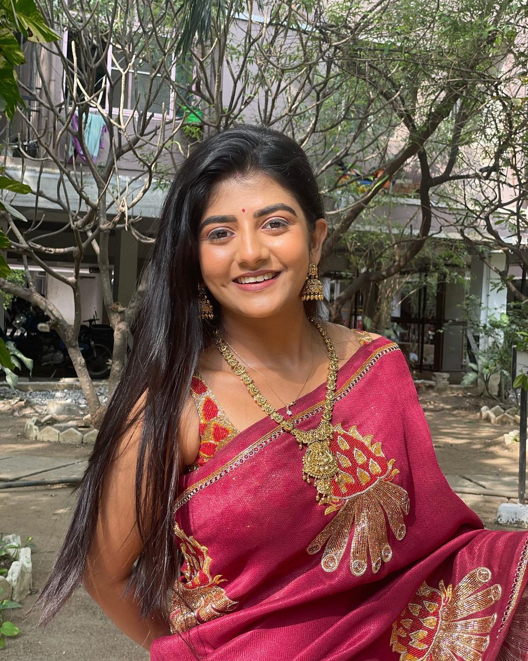 Gabriella Charlton Saree Photos Stunning Traditional Elegance
