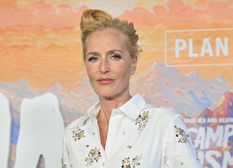 Gillian Anderson's Effortless Glamour Reigns Supreme at Hollywood Premiere