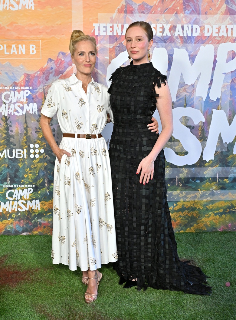 Gillian Anderson's Effortless Glamour Reigns Supreme at Hollywood Premiere