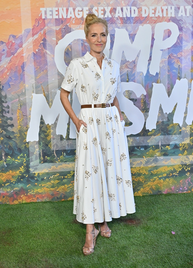 Gillian Anderson's Effortless Glamour Reigns Supreme at Hollywood Premiere