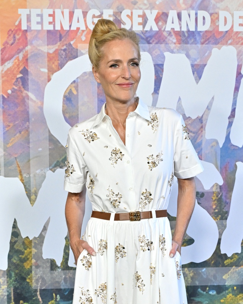 Gillian Anderson's Effortless Glamour Reigns Supreme at Hollywood Premiere
