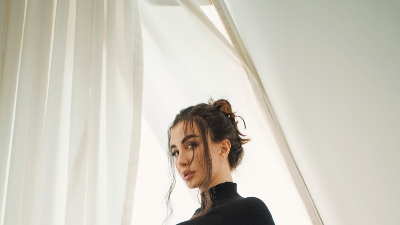 Giorgia Andriani Owns the Spotlight in Stunning Black Monochrome Glam