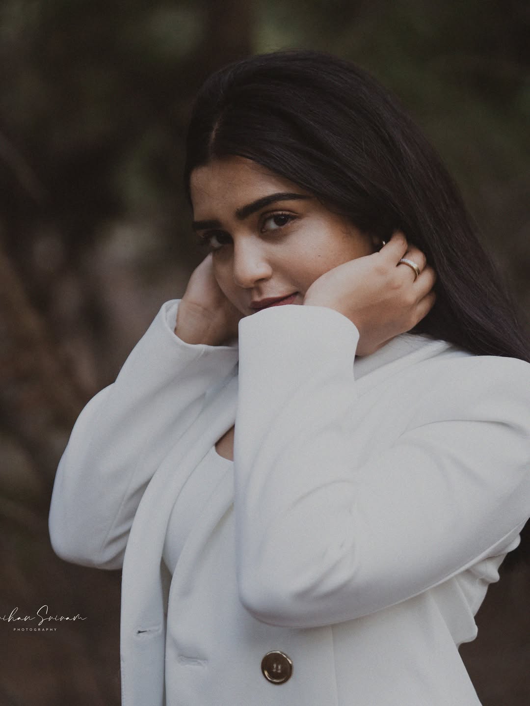 Gouri Kishan’s Chic Transformation! Stealing Hearts in White and Shades of Elegance