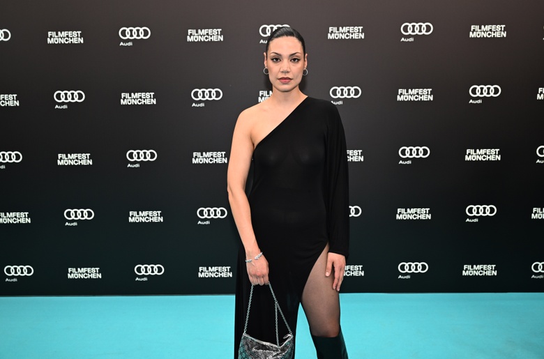 Hailey Louise Jones Shines on the Red Carpet at Munich Film Festival Opening