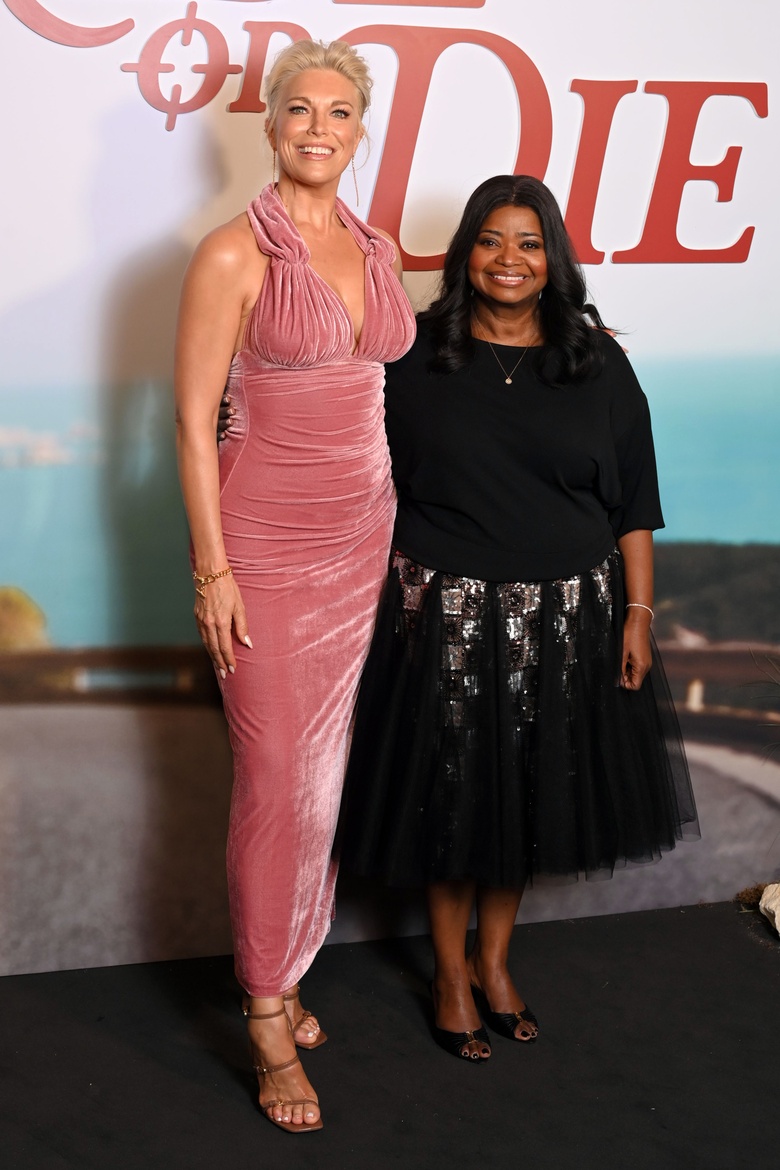 Hannah Waddingham Brings the Glamour and Edge to London’s Red Carpet Scene