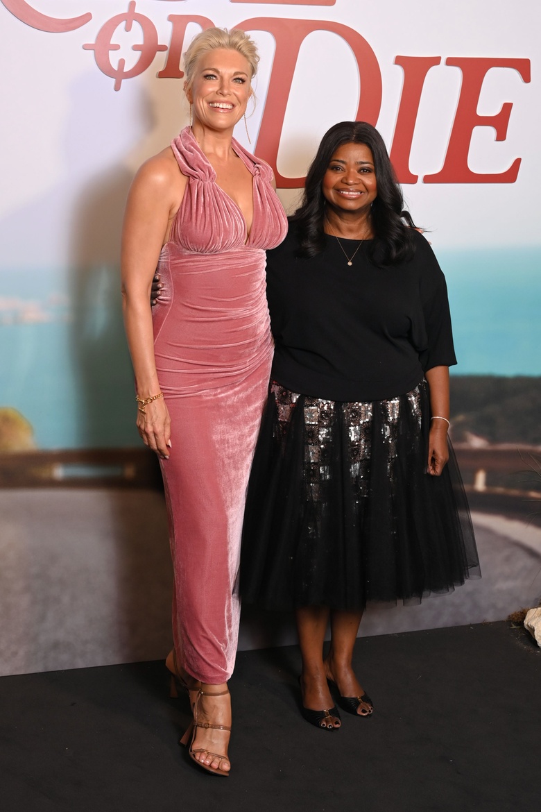 Hannah Waddingham Brings the Glamour and Edge to London’s Red Carpet Scene