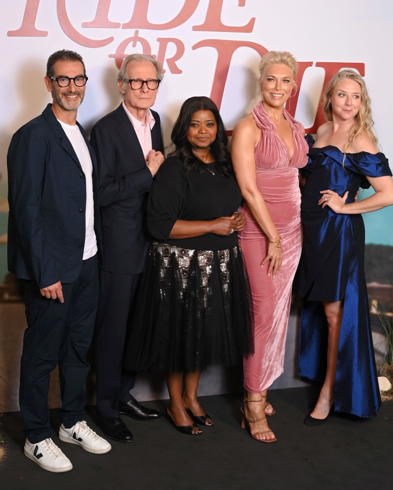 Hannah Waddingham Brings the Glamour and Edge to London’s Red Carpet Scene