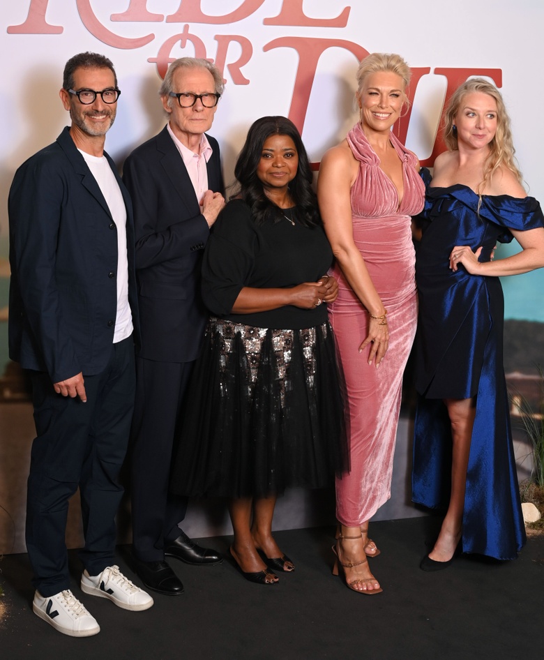 Hannah Waddingham Brings the Glamour and Edge to London’s Red Carpet Scene