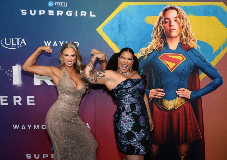 Harley Cameron Steals the Spotlight at Supergirl Premiere in New York