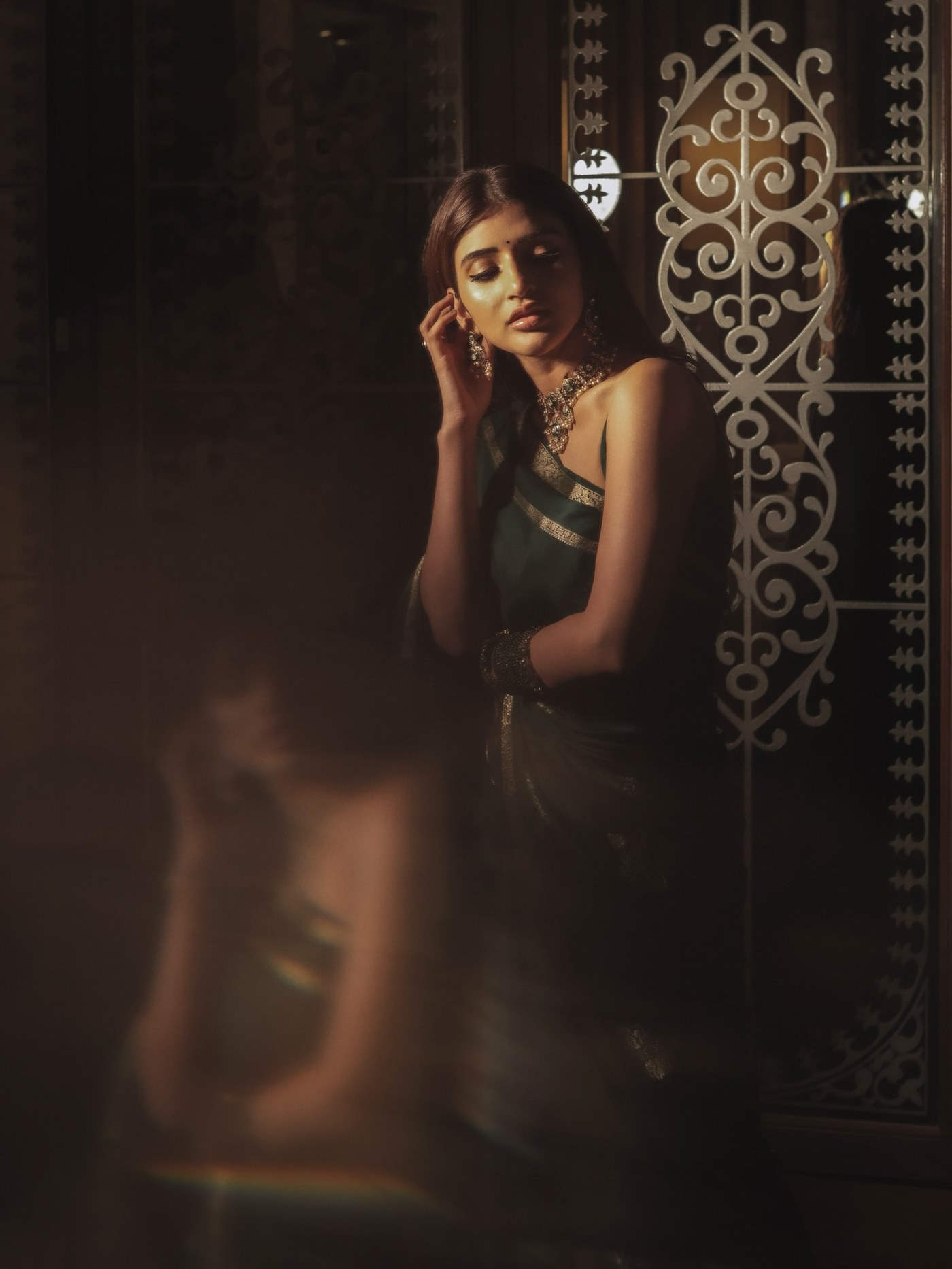Sreeleela's Green Saree Glow: Effortlessly Elegant Indian Fashion
