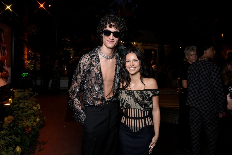 Inde Navarrette shines brightly while attending a celebrity event in Los Angeles.