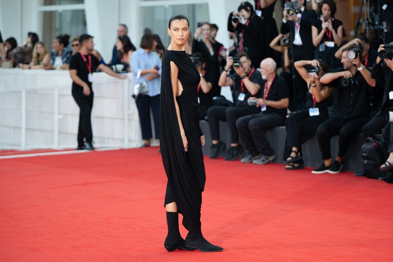 Irina Shayk Commands the Red Carpet in Stunning Evening Wear