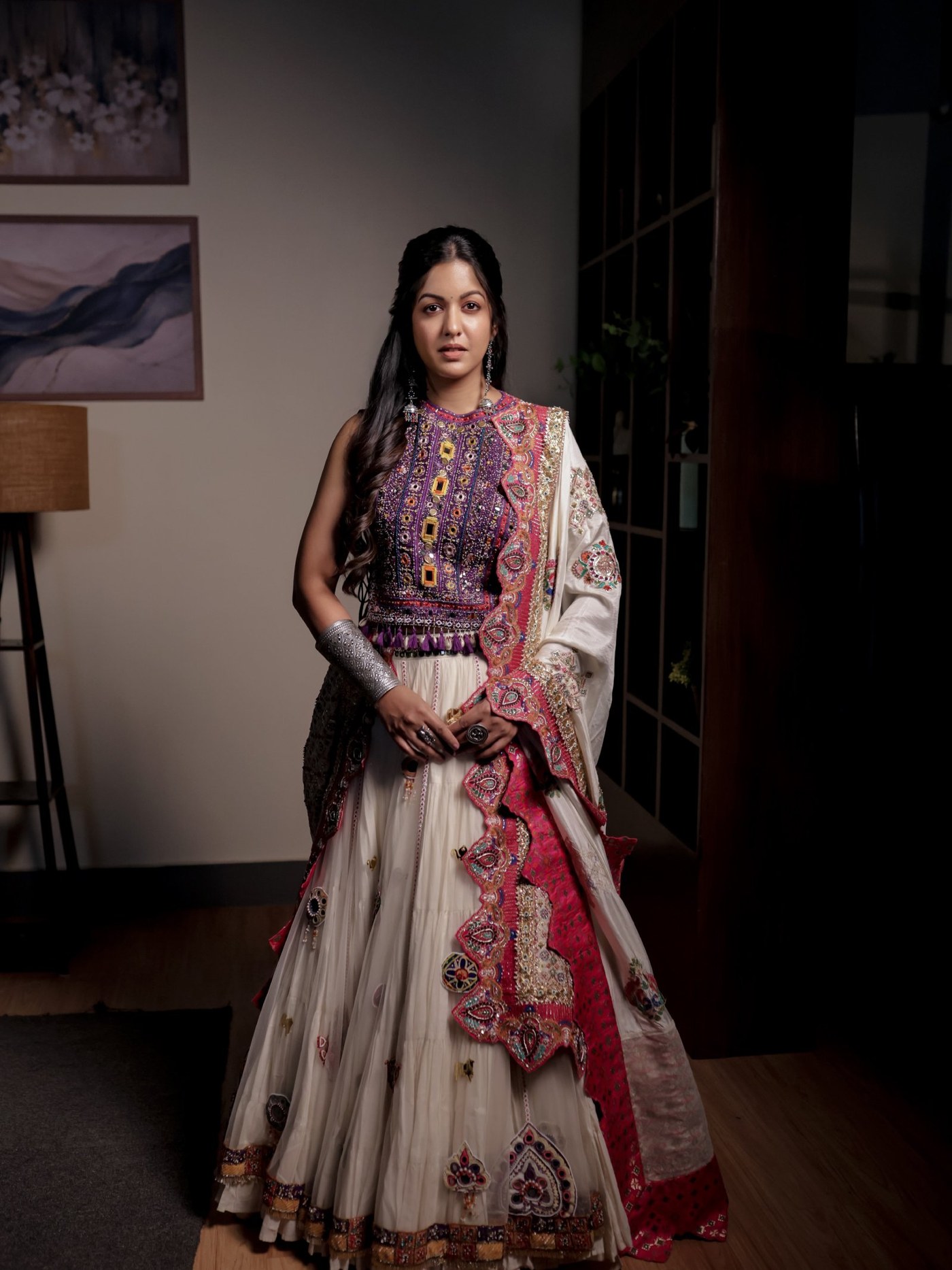Ishita Dutta Sheth's Dual Cultural Festive Fashion Statement