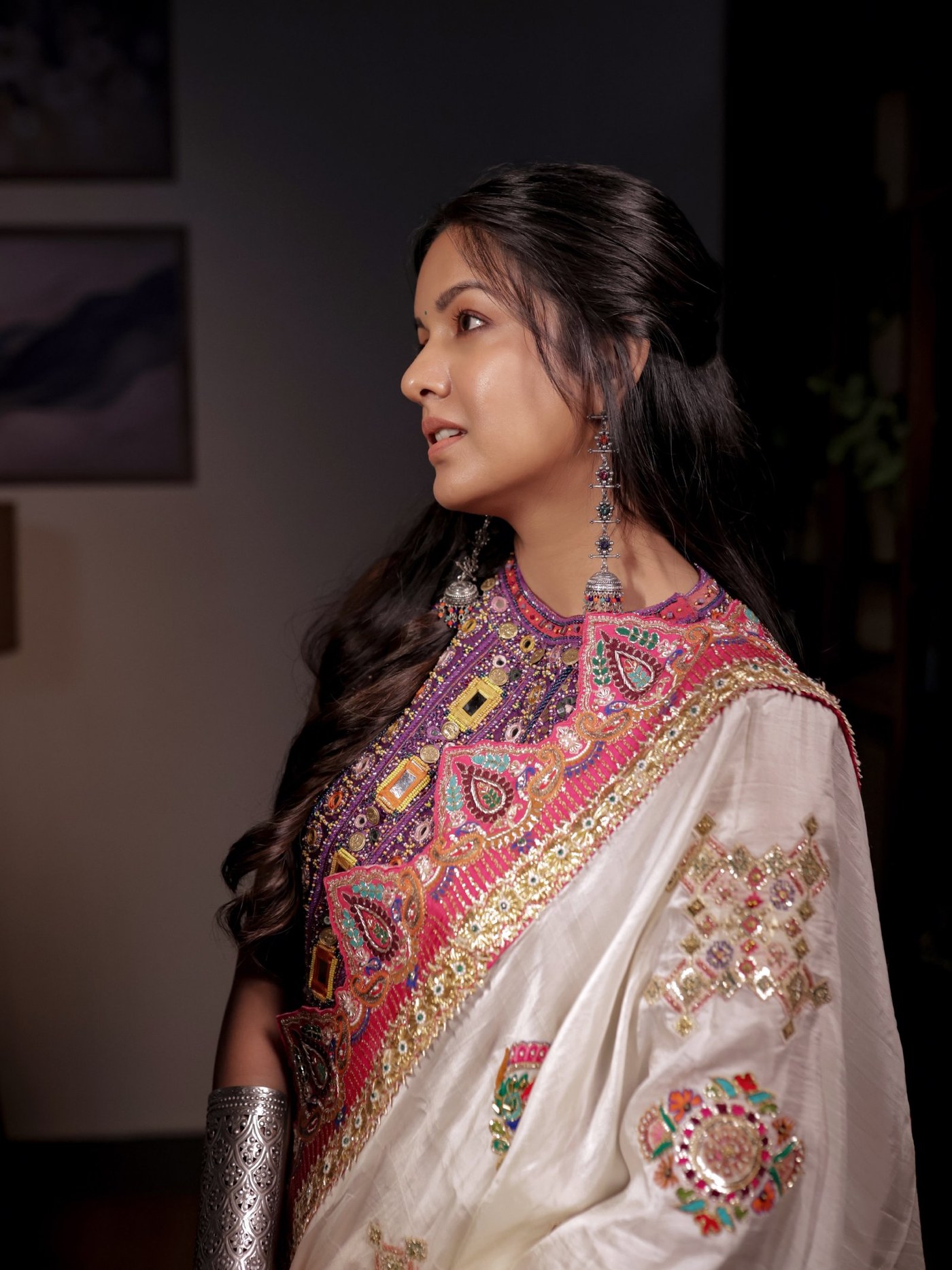 Ishita Dutta Sheth's Dual Cultural Festive Fashion Statement
