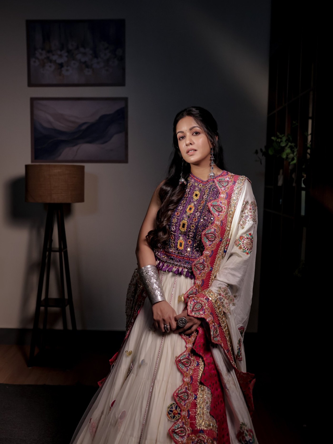 Ishita Dutta Sheth's Dual Cultural Festive Fashion Statement