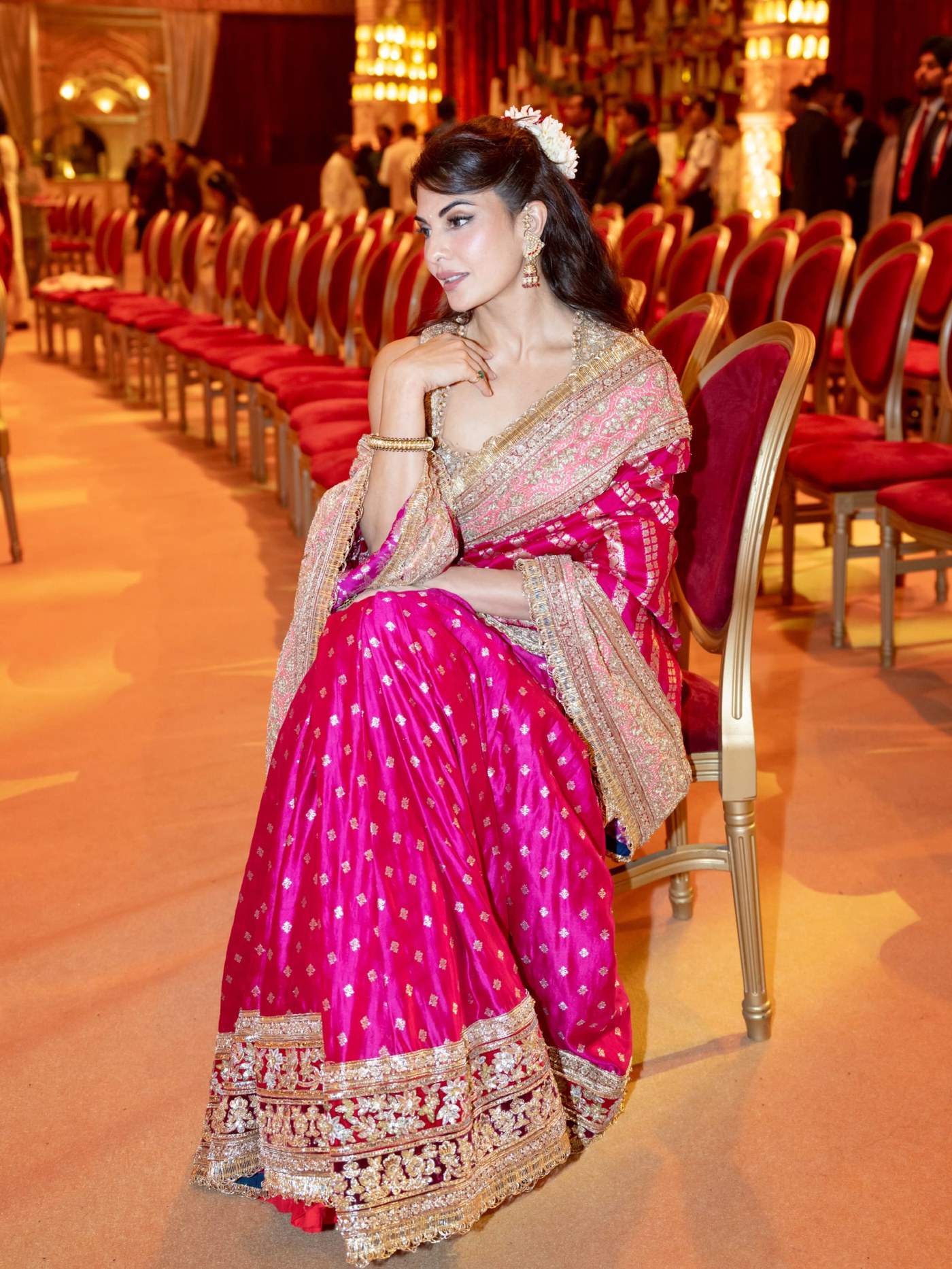 Fuchsia Saree Showcases Intricate Craftsmanship and Colour Depth