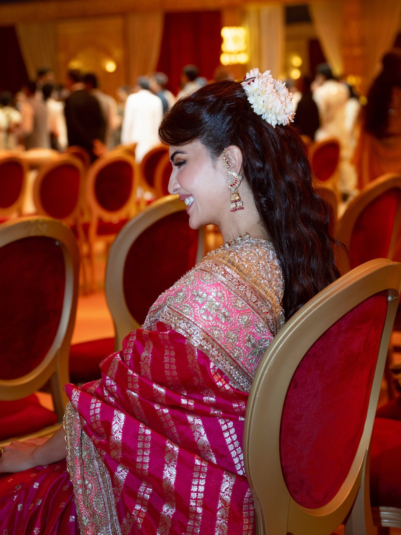 Fuchsia Saree Showcases Intricate Craftsmanship and Colour Depth