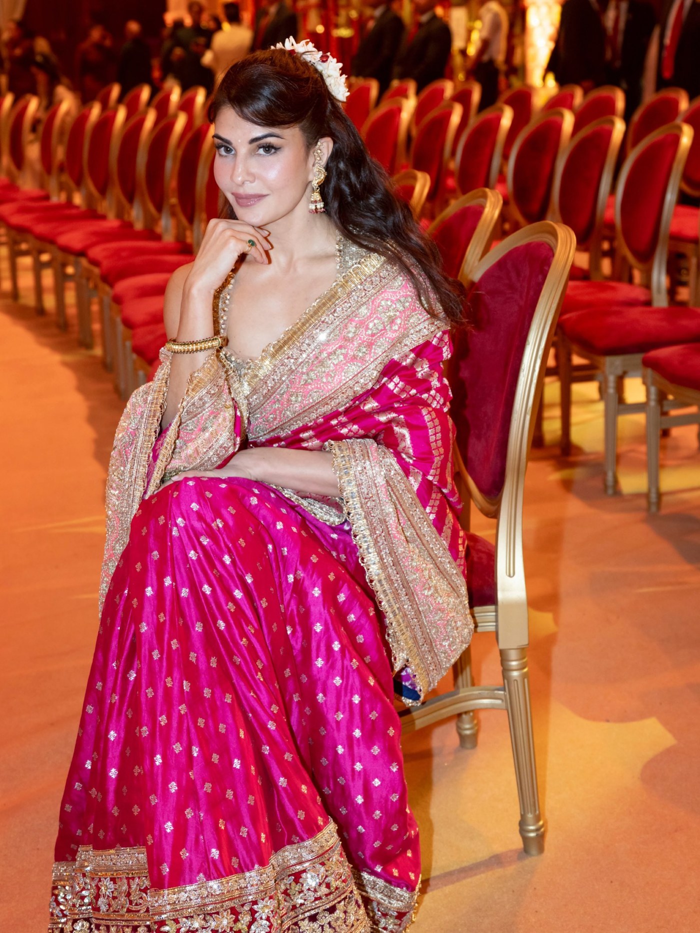 Fuchsia Saree Showcases Intricate Craftsmanship and Colour Depth