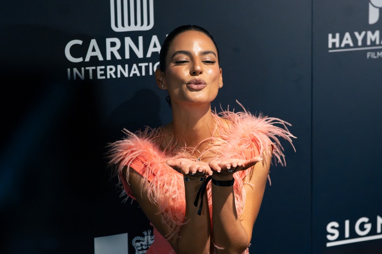 Jana Perez Radiates Glamour at London Film Premiere