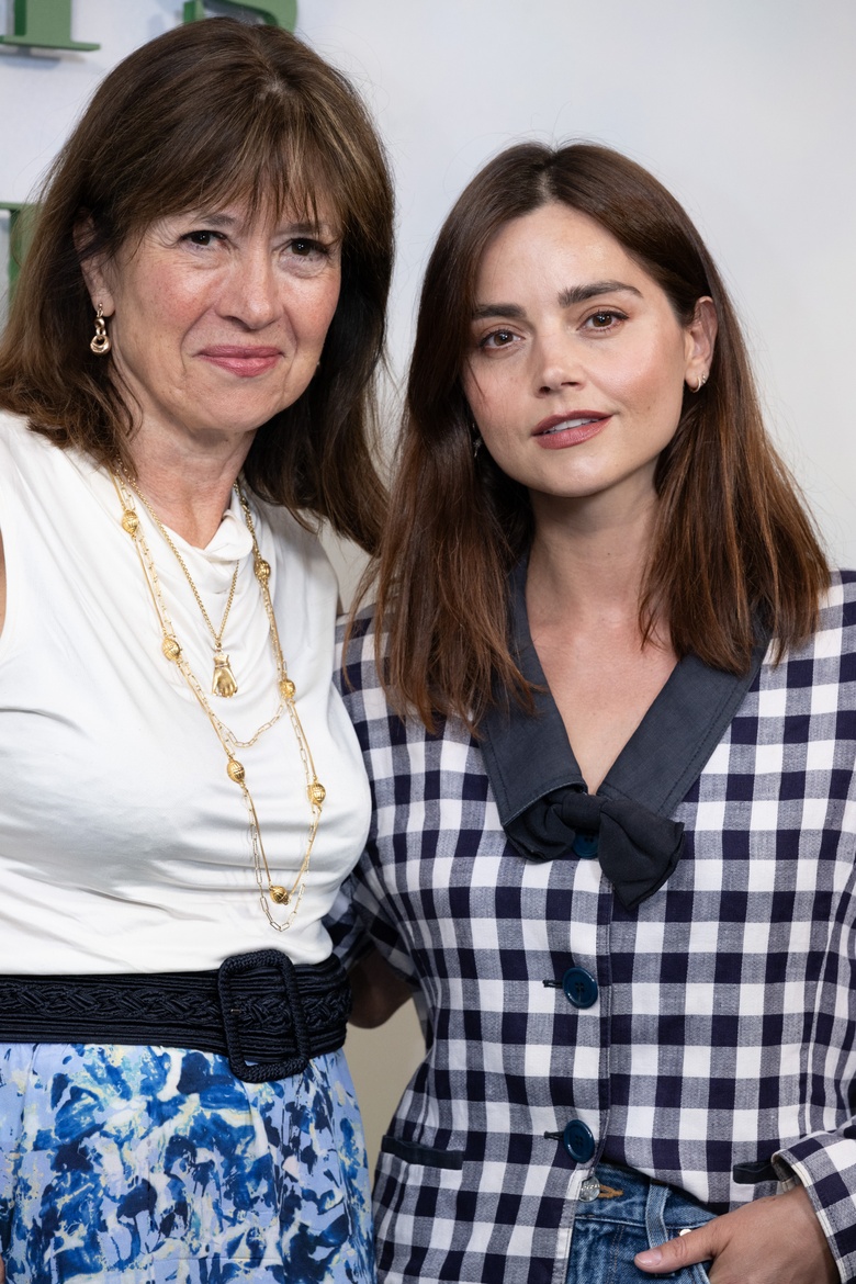 Jenna Coleman attended a special screening and looked stunning in classic evening attire.