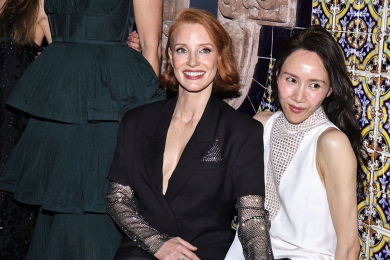 Jessica Chastain is captured at the opening night of 'Despertares' in Mexico City, radiating elegance. - Photos & Updates