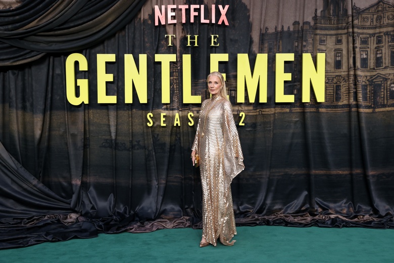 Joely Richardson Radiates Glamour at World Premiere Event